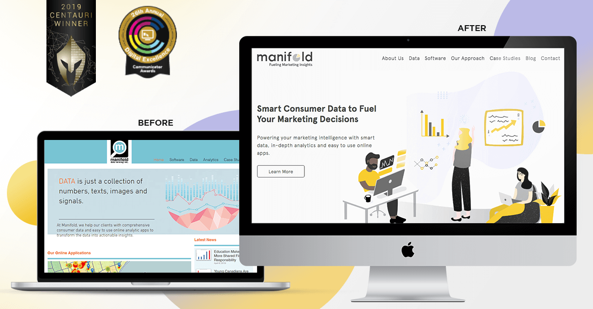 Manifold Data Mining: SaaS Website Design and Brand Makeover